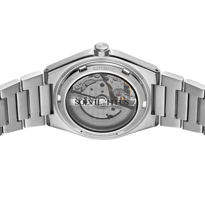 SOLVIL ET TITUS VINYL W06-03402-008 AUTOMATIC MEN WATCH