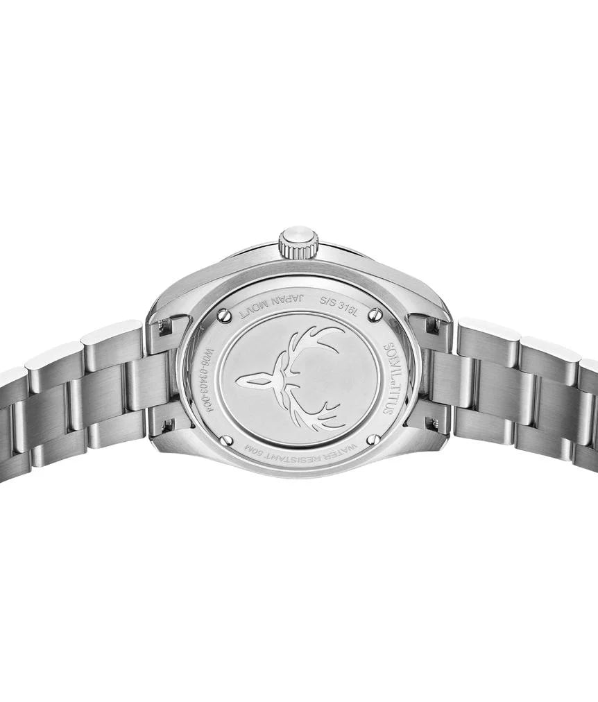 SOLVIL ET TITUS CERVUS W06-03403-004 3 HANDS MECHANICAL MEN WATCH