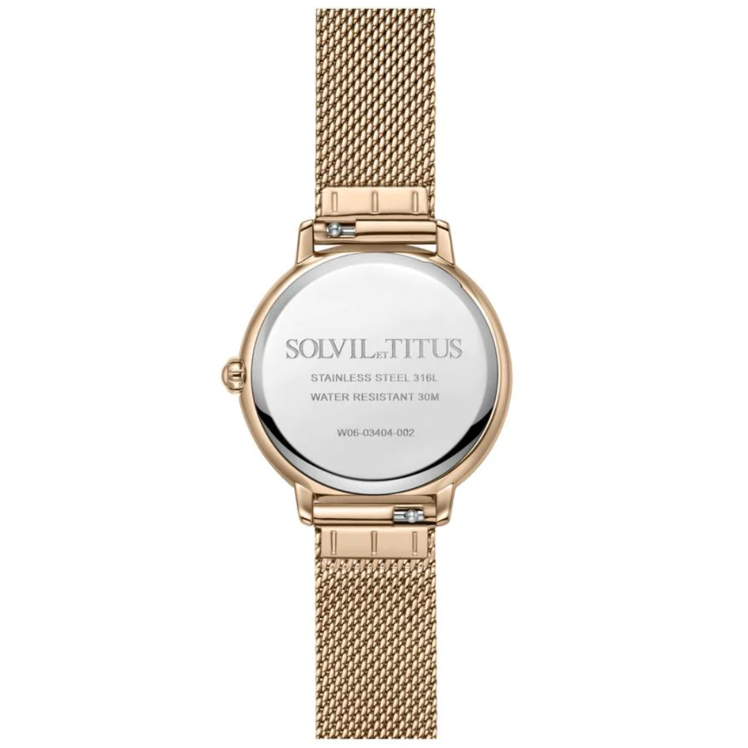 SOLVIL ET TITUS FASHIONISTA W06-03404-002 MULTI-FUNCTION QUARTZ WOMEN WATCH