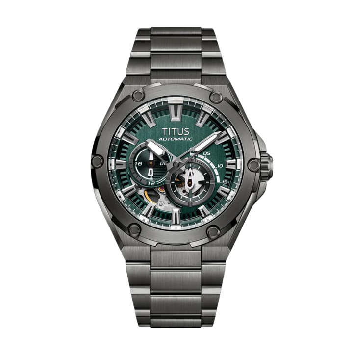 SOLVIL ET TITUS VOYAGER W06-03410-002 MULTI-FUNCTION AUTOMATIC MEN WATCH