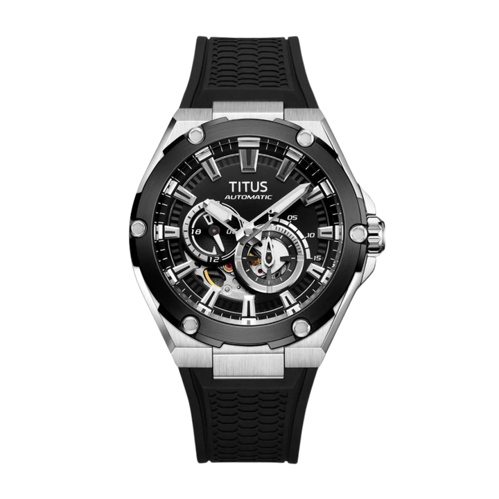 SOLVIL ET TITUS VOYAGER W06-03410-004 MULTI-FUNCTION AUTOMATIC MEN WATCH