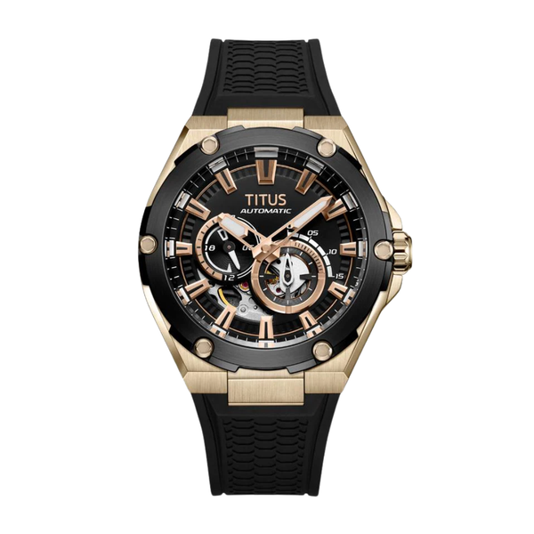 SOLVIL ET TITUS VOYAGER W06-03410-006 MULTI-FUNCTION AUTOMATIC MEN WATCH