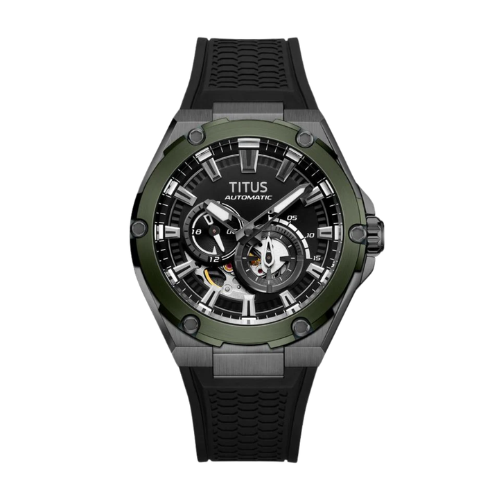 SOLVIL ET TITUS VOYAGER W06-03410-007 MULTI-FUNCTION AUTOMATIC MEN WATCH