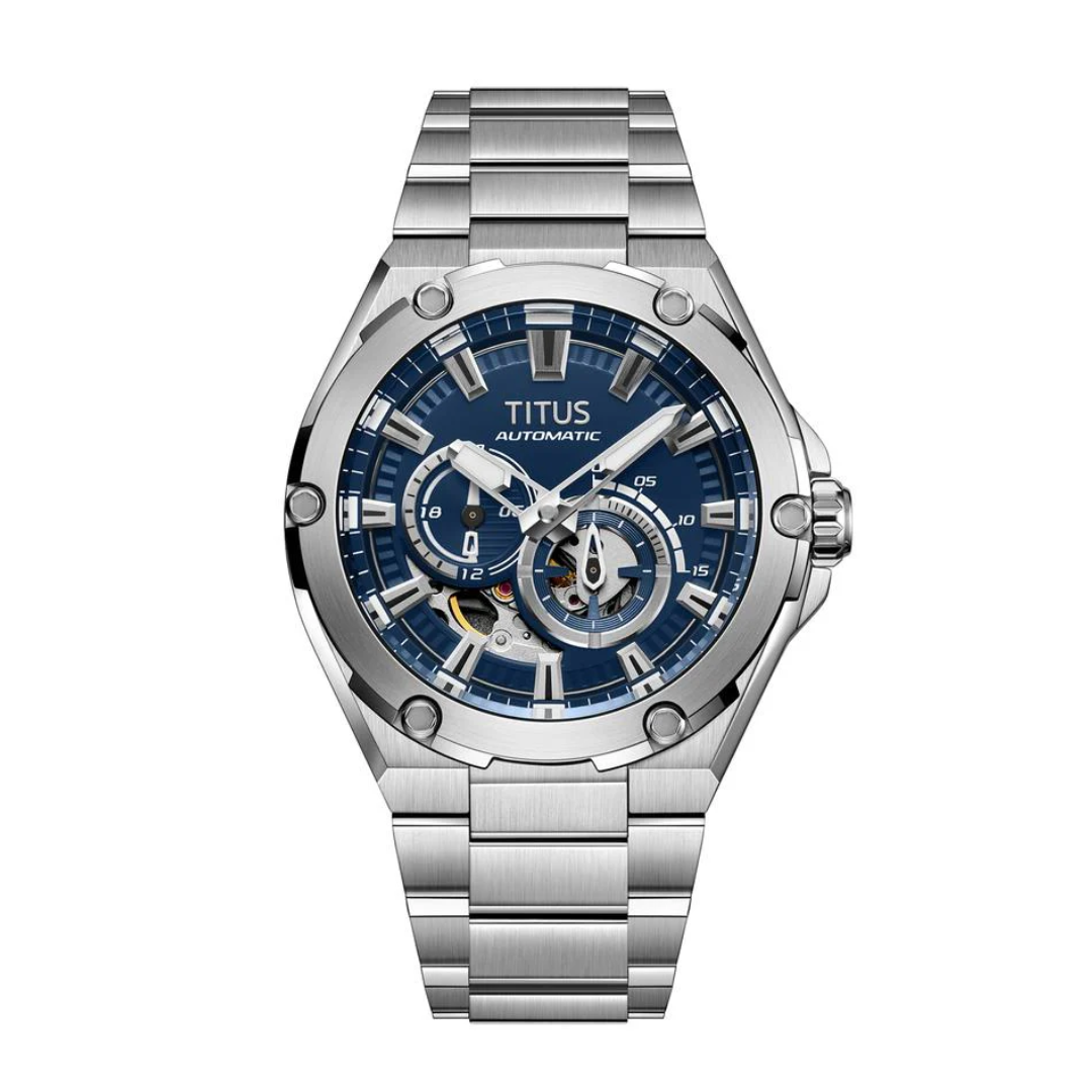 SOLVIL ET TITUS VOYAGER W06-03410-010 MULTI-FUNCTION AUTOMATIC MEN WATCH
