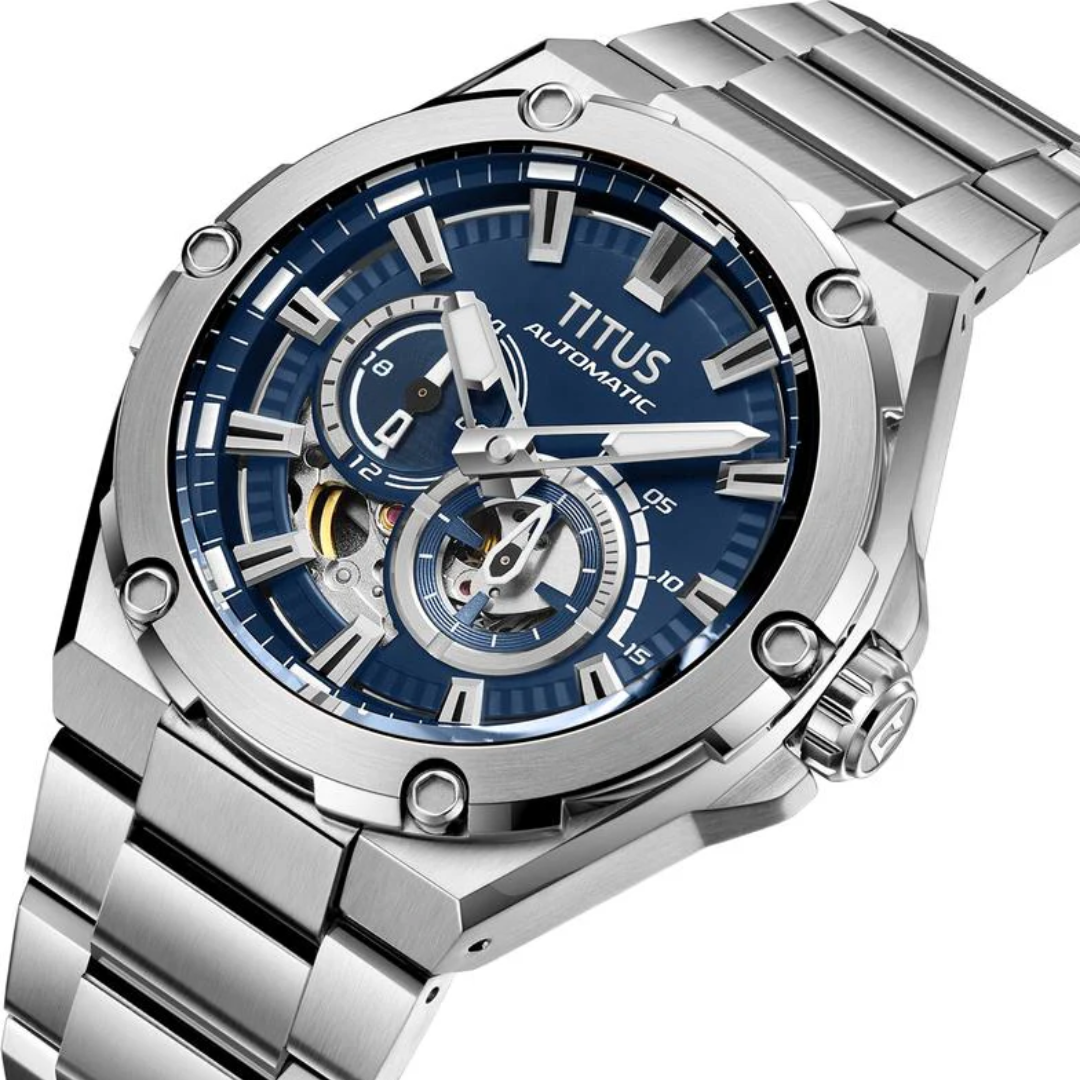 SOLVIL ET TITUS VOYAGER W06-03410-010 MULTI-FUNCTION AUTOMATIC MEN WATCH