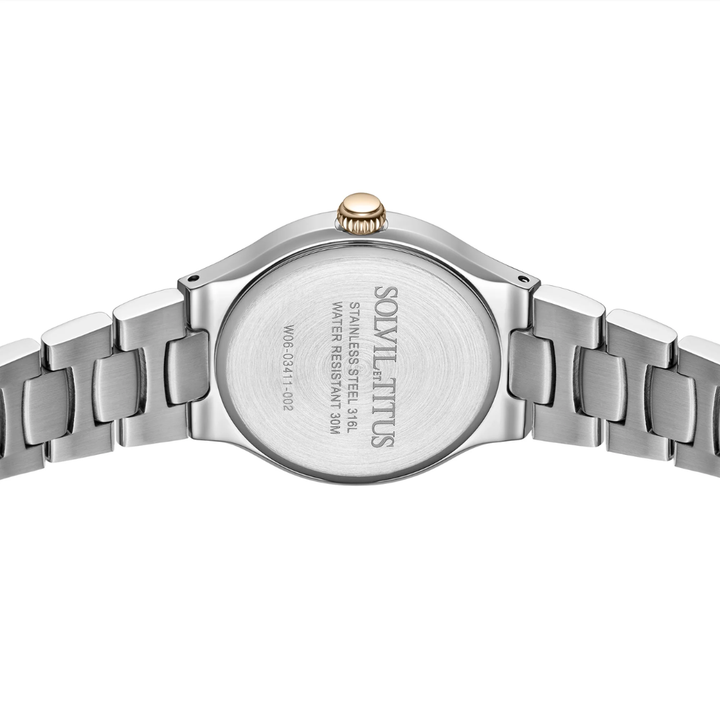SOLVIL ET TITUS FAIR LADY W06-03411-002 3 HANDS QUARTZ WOMEN WATCH