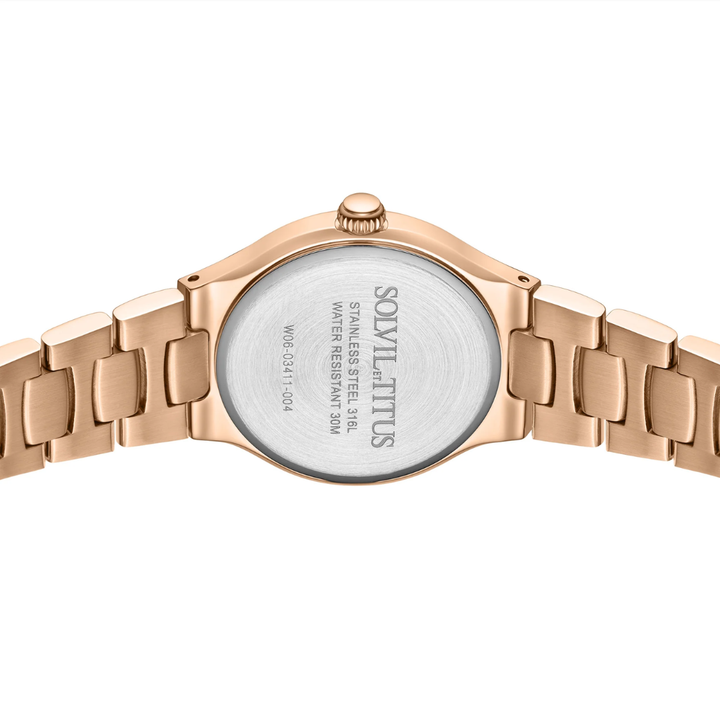 SOLVIL ET TITUS FAIR LADY W06-03411-004 3 HANDS QUARTZ WOMEN WATCH