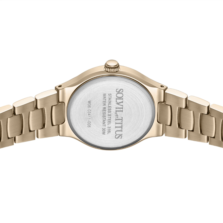 SOLVIL ET TITUS FAIR LADY W06-03411-005 3 HANDS QUARTZ WOMEN WATCH