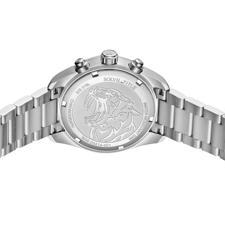 SOLVIL ET TITUS SABER W06-03414-001 CHRONOGRAPH QUARTZ MEN WATCH