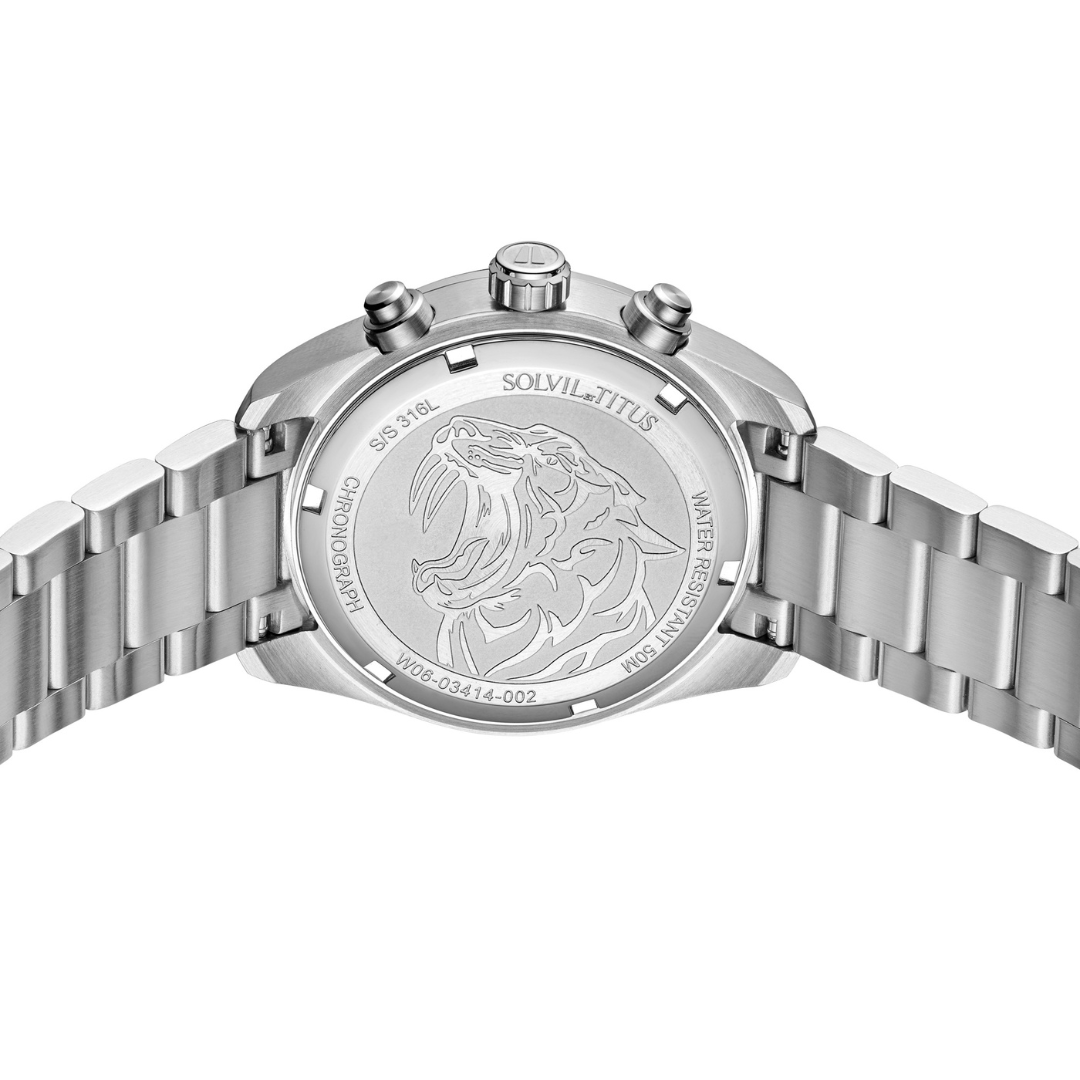 SOLVIL ET TITUS SABER W06-03414-002 CHRONOGRAPH QUARTZ MEN WATCH