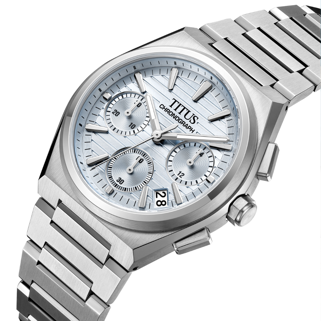 SOLVIL ET TITUS VINYL W06-03415-002 CHRONOGRAPH QUARTZ MEN WATCH