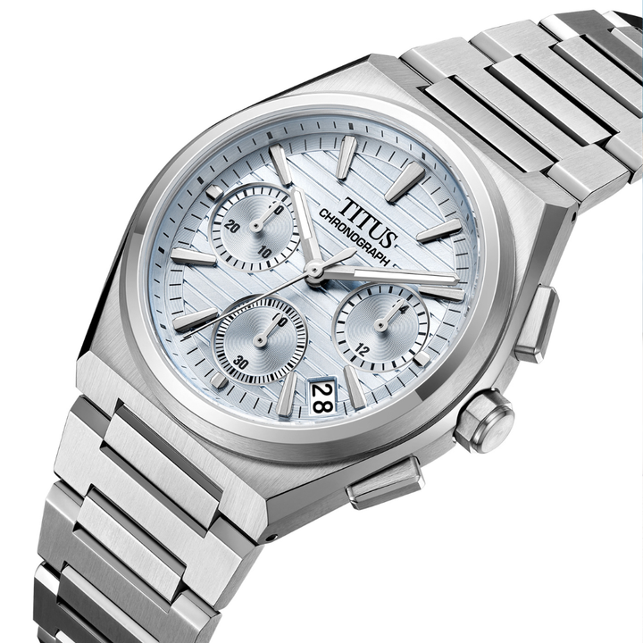 SOLVIL ET TITUS VINYL W06-03415-002 CHRONOGRAPH QUARTZ MEN WATCH