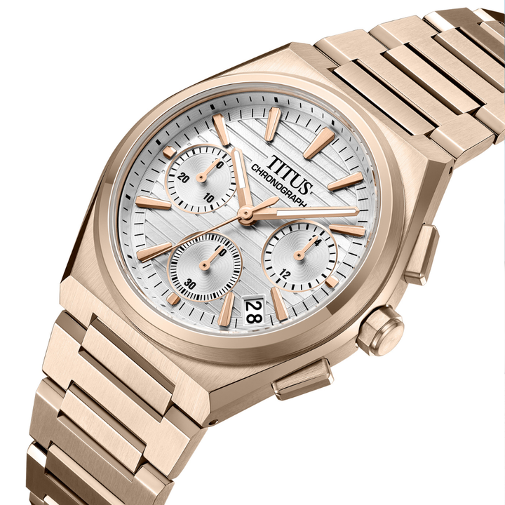 SOLVIL ET TITUS VINYL W06-03415-005 CHRONOGRAPH QUARTZ MEN WATCH