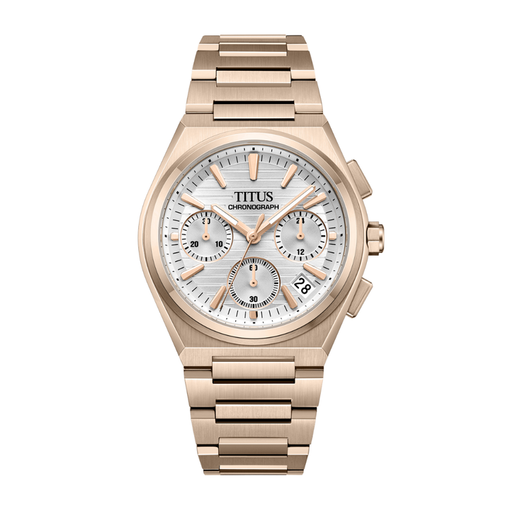 SOLVIL ET TITUS VINYL W06-03415-005 CHRONOGRAPH QUARTZ MEN WATCH