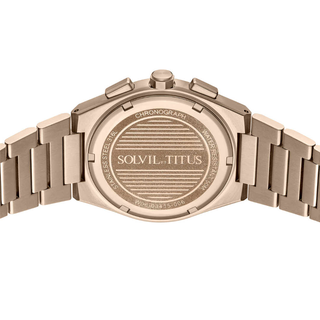 SOLVIL ET TITUS EXQUISITE W06-03415-006 CHRONOGRAPH QUARTZ MEN WATCH