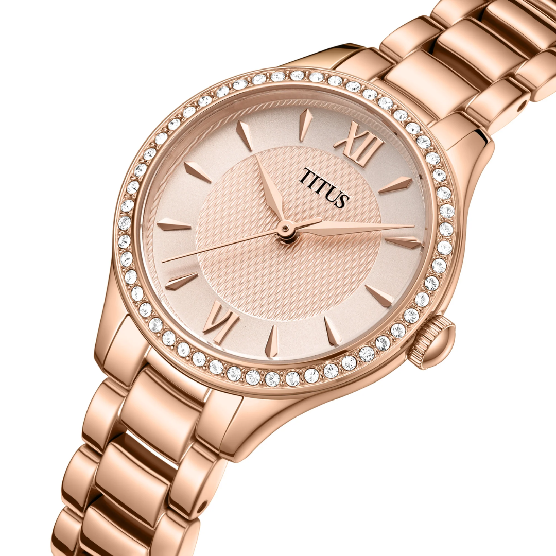 SOLVIL ET TITUS FAIR LADY W06-03424-002 3 HANDS QUARTZ WOMEN WATCH