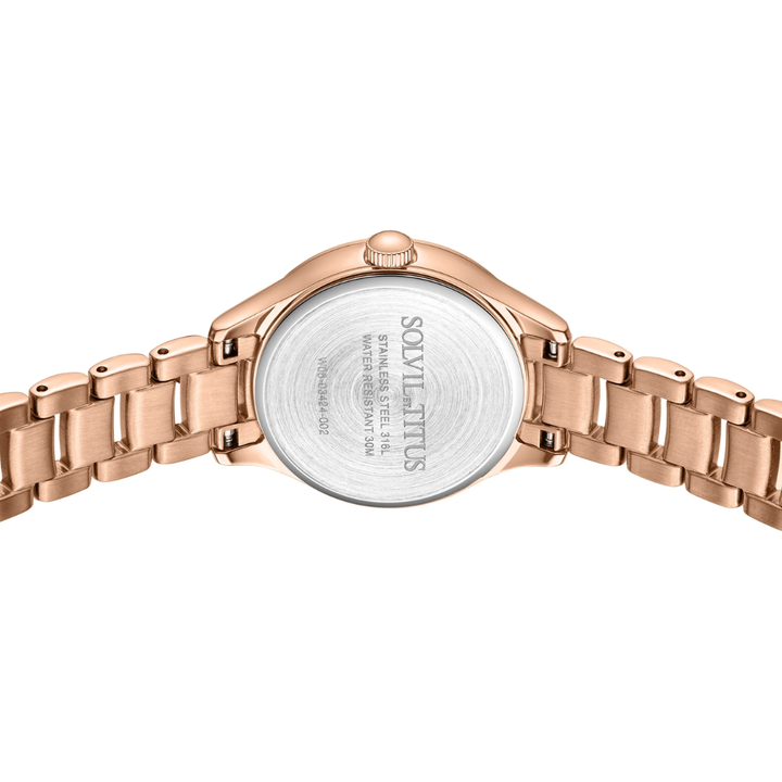 SOLVIL ET TITUS FAIR LADY W06-03424-002 3 HANDS QUARTZ WOMEN WATCH