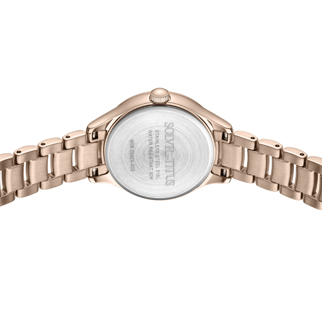 SOLVIL ET TITUS FAIR LADY W06-03424-003 3 HANDS QUARTZ WOMEN WATCH