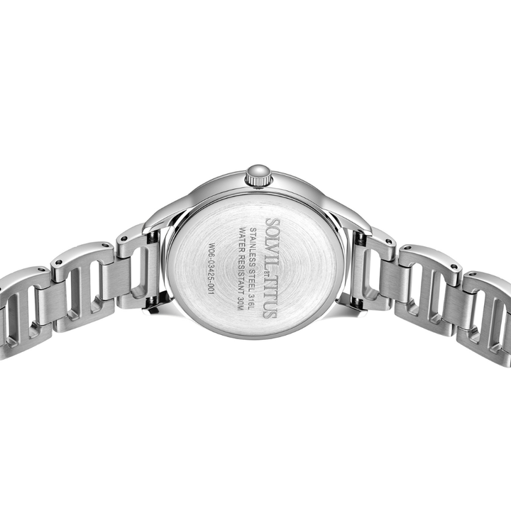 SOLVIL ET TITUS FAIR LADY W06-03425-001 3 HANDS QUARTZ WOMEN WATCH