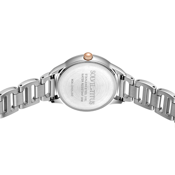 SOLVIL ET TITUS FAIR LADY W06-03425-002 3 HANDS QUARTZ WOMEN WATCH
