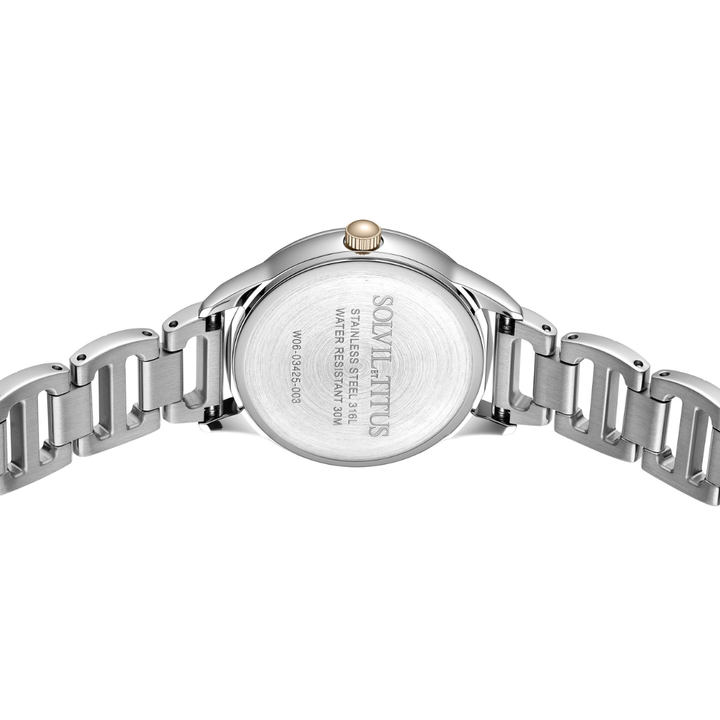 SOLVIL ET TITUS FAIR LADY W06-03425-003 3 HANDS QUARTZ WOMEN WATCH