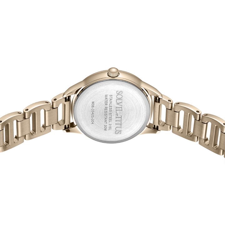 SOLVIL ET TITUS FAIR LADY W06-03425-004 3 HANDS QUARTZ WOMEN WATCH