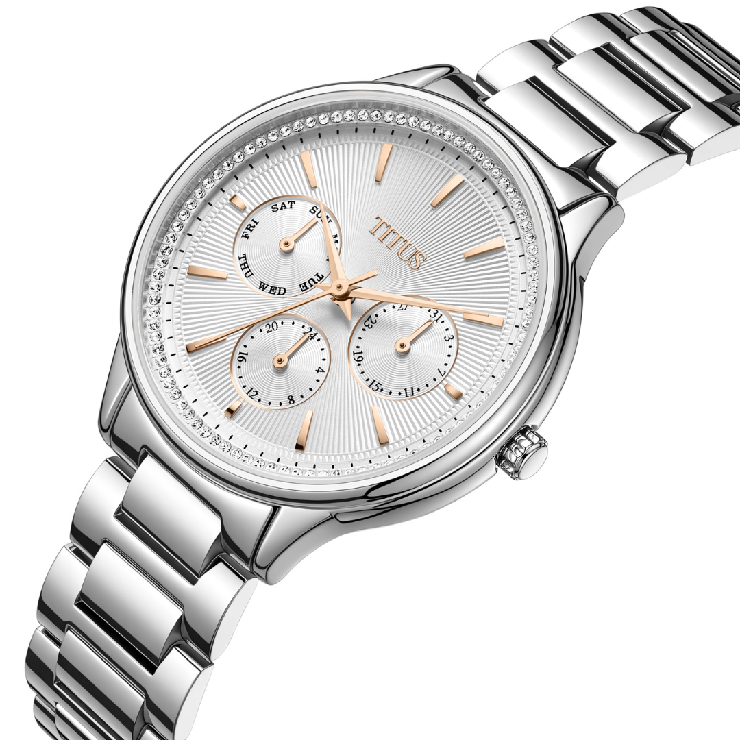 SOLVIL ET TITUS FASHIONISTA W06-03428-001 MULTI-FUNCTION QUARTZ WOMEN WATCH