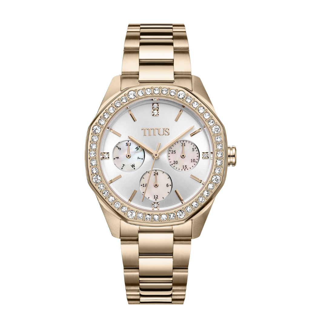 SOLVIL ET TITUS FASHIONISTA W06-03429-005 MULTI-FUNCTION QUARTZ WOMEN WATCH