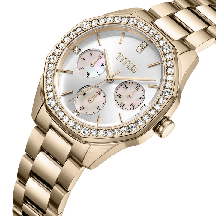 SOLVIL ET TITUS FASHIONISTA W06-03429-005 MULTI-FUNCTION QUARTZ WOMEN WATCH