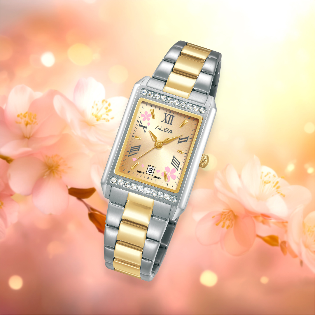 Alba AH7EZ9X two-tone cherry blossom women&