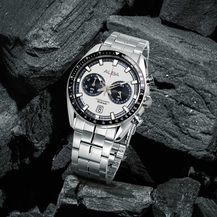 ALBA SIGNA A4B023X CHRONOGRAGH QUARTZ MEN WATCH