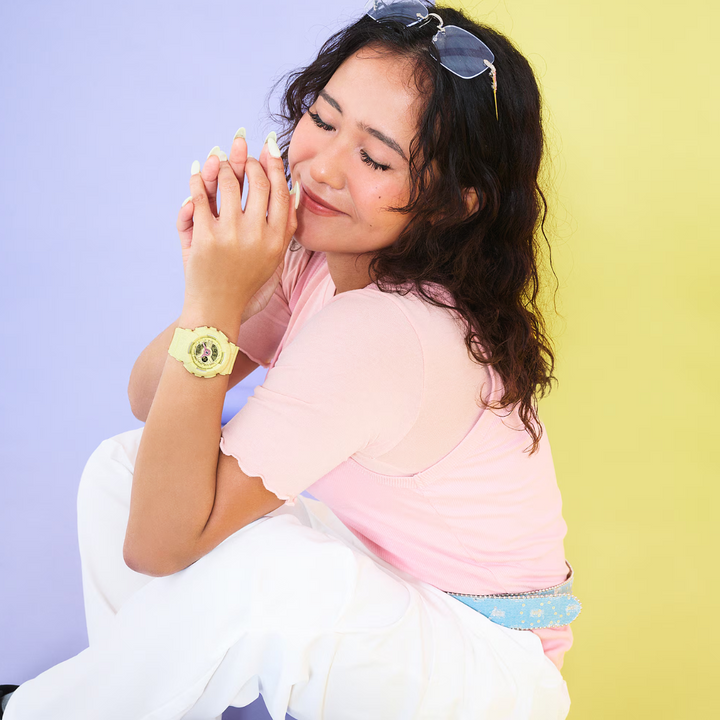 CASIO BABY-G BA-110AH-9ADR ANALOG-DIGITAL YELLOW WATCH