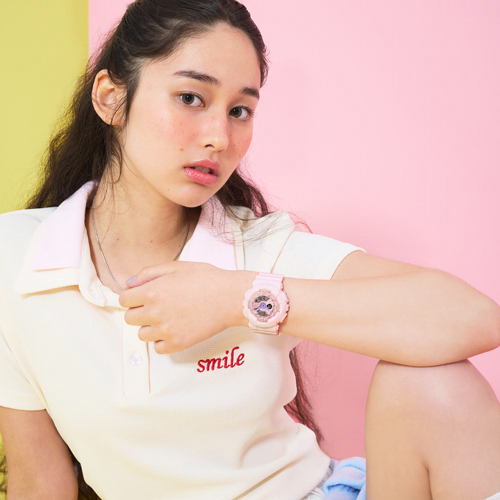 CASIO BABY-G BA-110AH-4ADR ANALOG-DIGITAL PINK WATCH