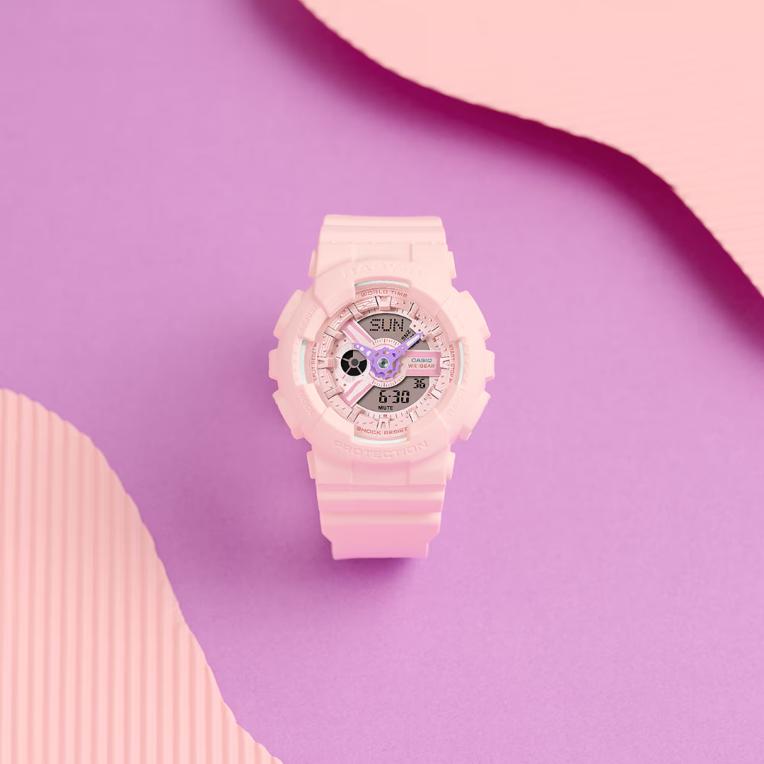 CASIO BABY-G BA-110AH-4ADR ANALOG-DIGITAL PINK WATCH