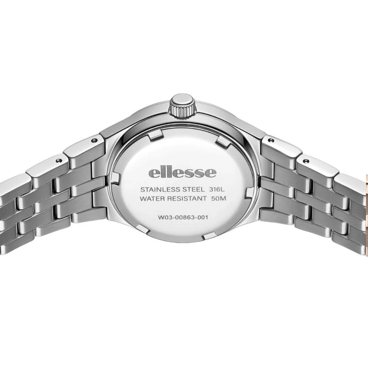 ELLESSE TEMPO W03-00863-001 3 HANDS DATE QUARTZ WOMEN WATCH