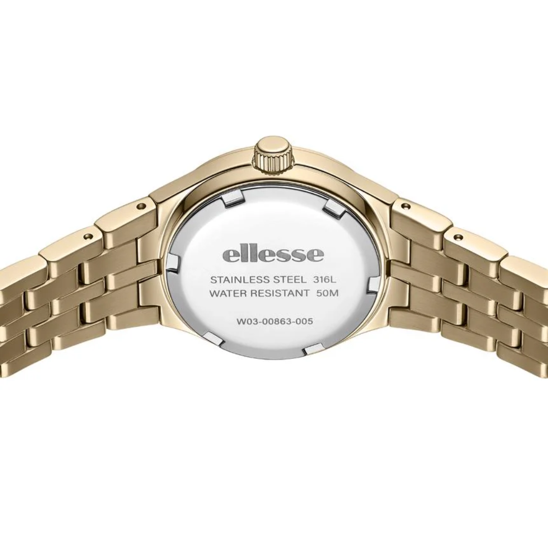 ELLESSE TEMPO W03-00863-005 3 HANDS DATE QUARTZ WOMEN WATCH
