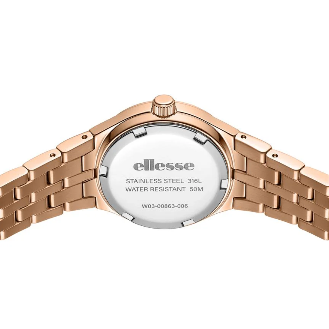 ELLESSE TEMPO W03-00863-006 3 HANDS DATE QUARTZ WOMEN WATCH