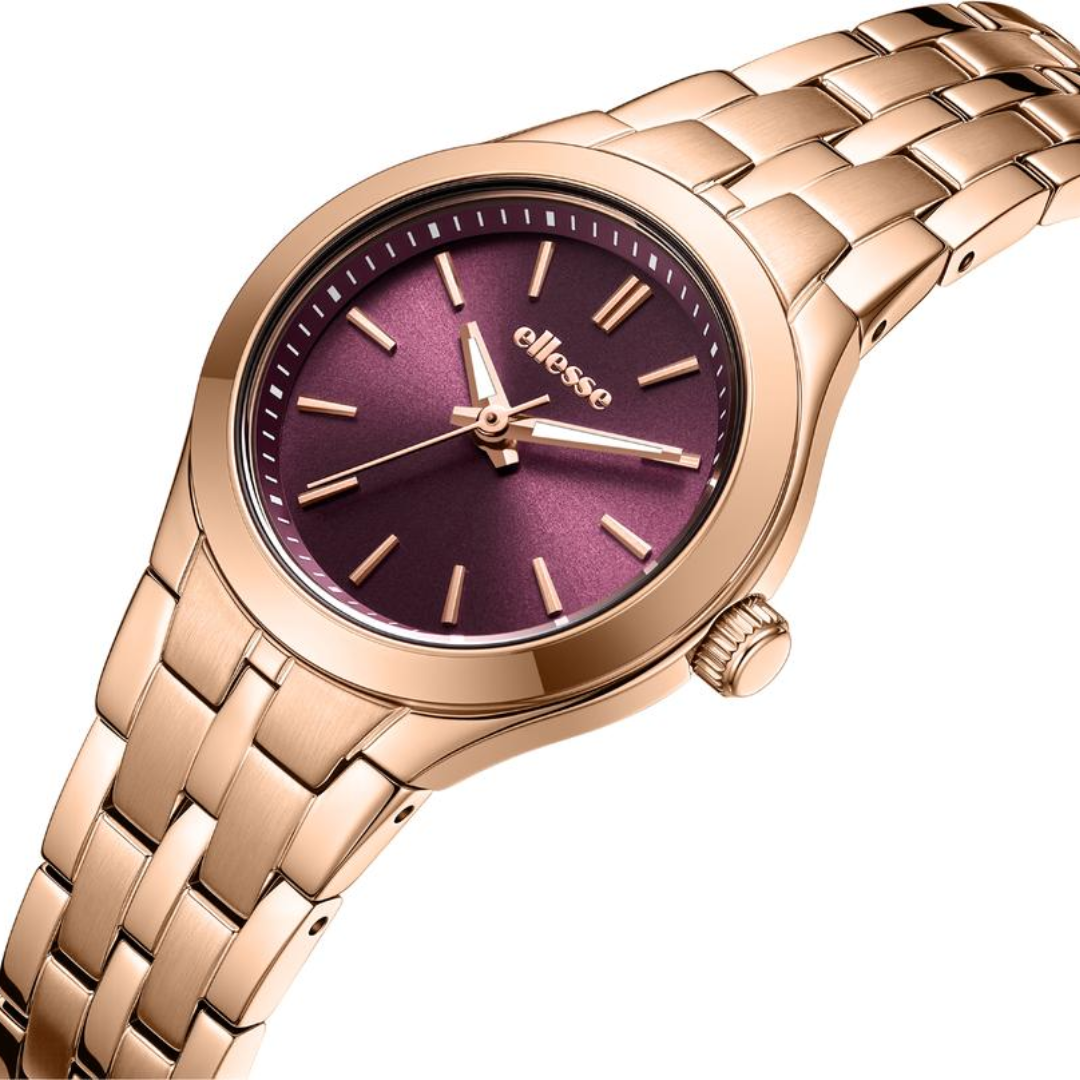 ELLESSE TEMPO W03-00863-006 3 HANDS DATE QUARTZ WOMEN WATCH