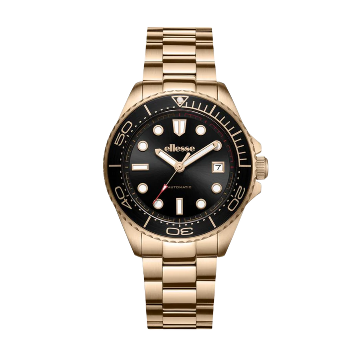 ELLESSE MASSIMO W03-00860-006 3 HANDS DATE AUTOMATIC MEN WATCH