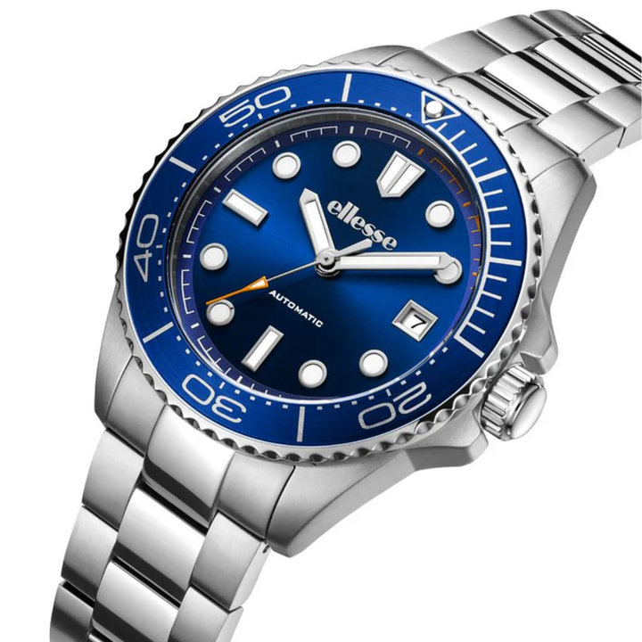 ELLESSE W03-00860-001 3 HANDS DATE AUTOMATIC MEN WATCH