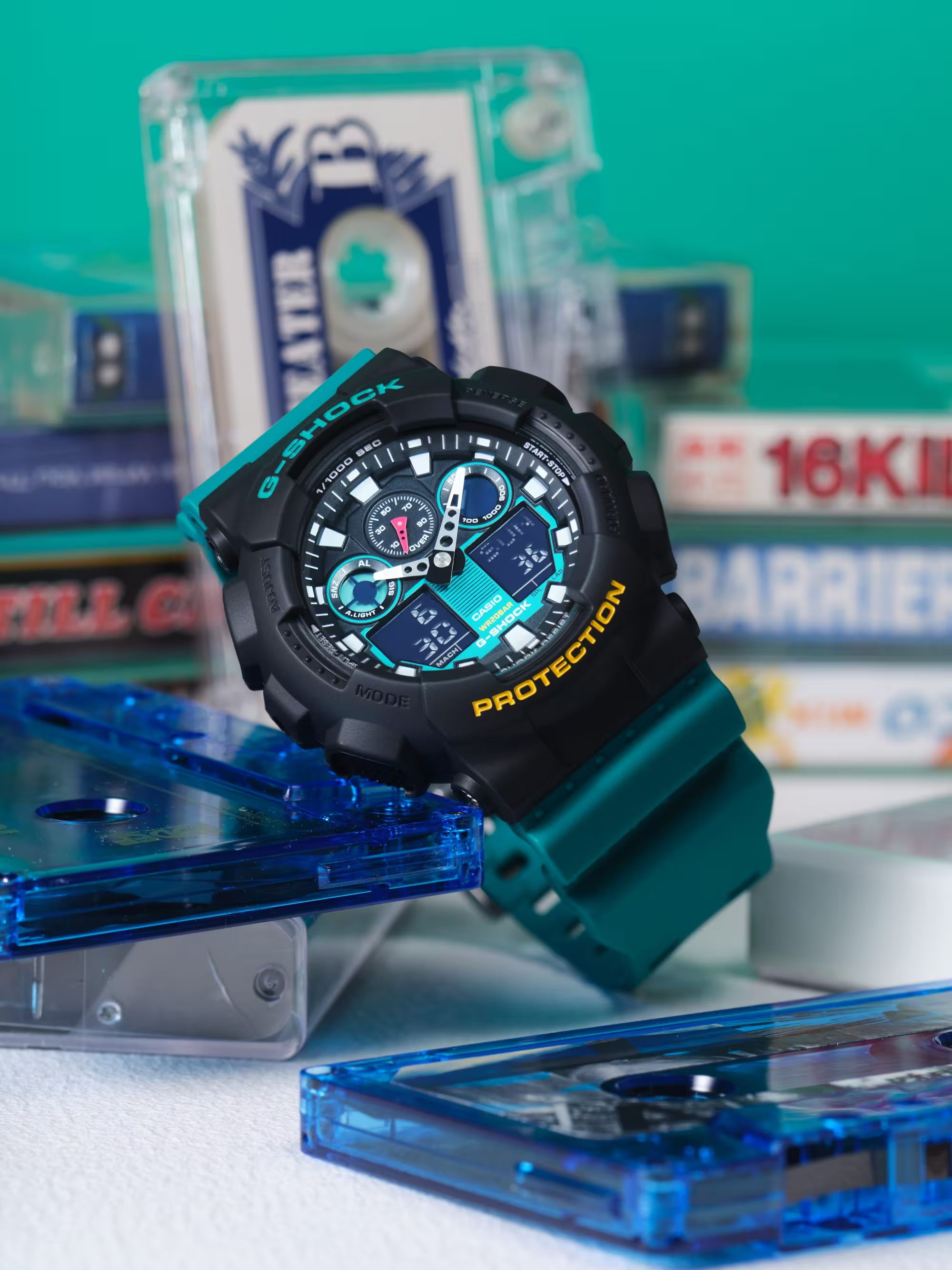 Casio G Shock Sports Watches GA 100 GBD H1000 City Chain SG
