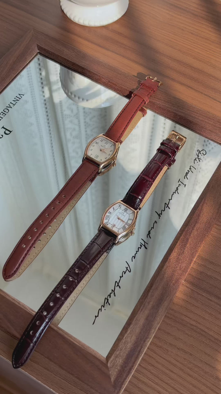 SOLVIL ET TITUS BARISTA W06-02825-002 3 HANDS DATE QUARTZ WOMEN WATCH