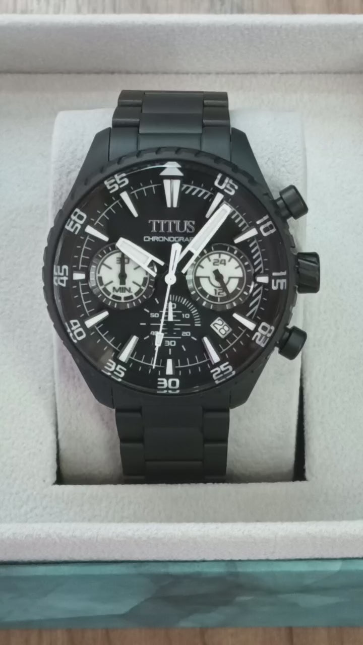 SOLVIL ET TITUS SABER W06-03364-006 CHRONOGRAPH QUARTZ MEN WATCH