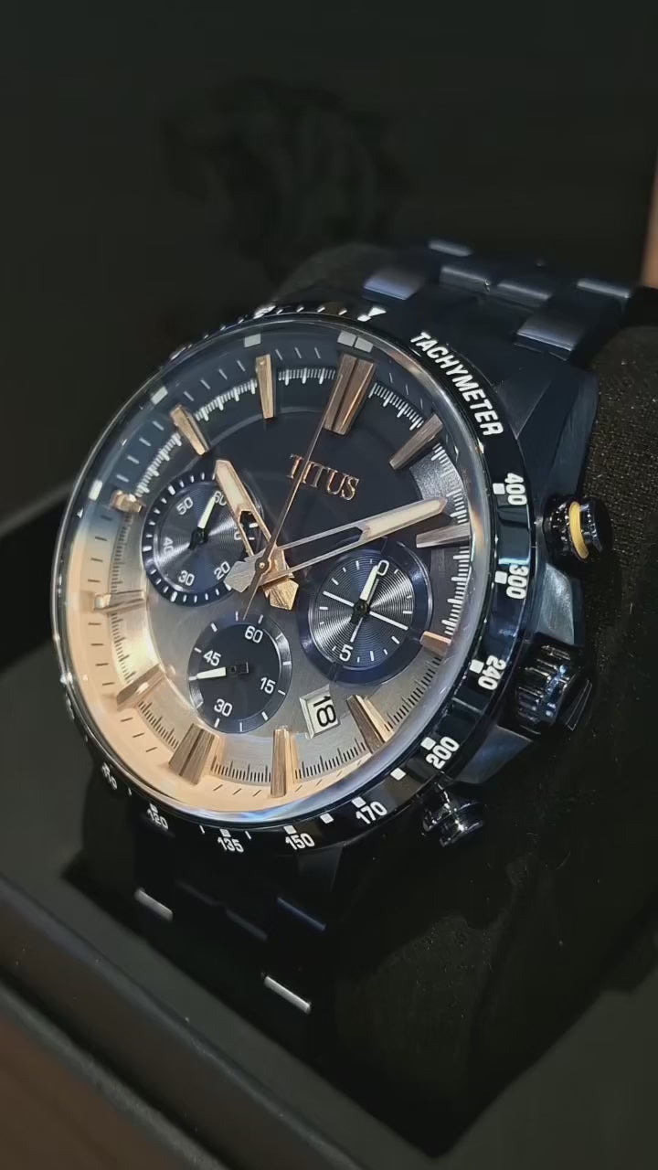 SOLVIL ET TITUS SABER W06-03337-021 CHRONOGRAPH QUARTZ MEN WATCH