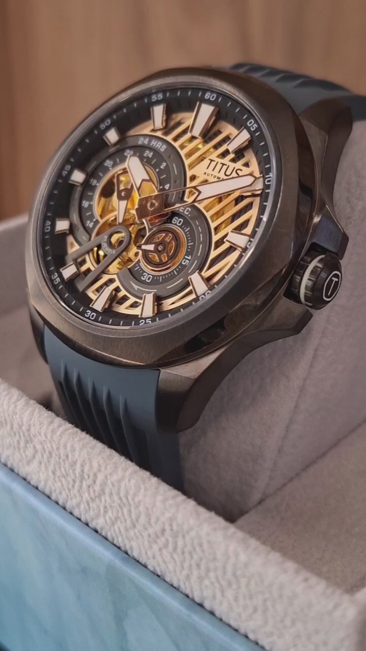 SOLVIL ET TITUS QUEST W06-03342-005 MULTI-FUNCTION AUTOMATIC MEN WATCH