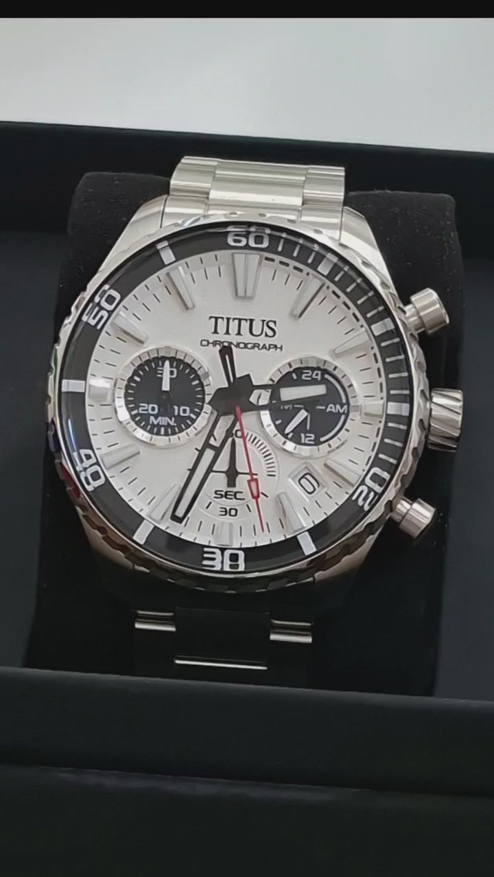 SOLVIL ET TITUS SABER W06-03364-001 CHRONOGRAPH QUARTZ MEN WATCH