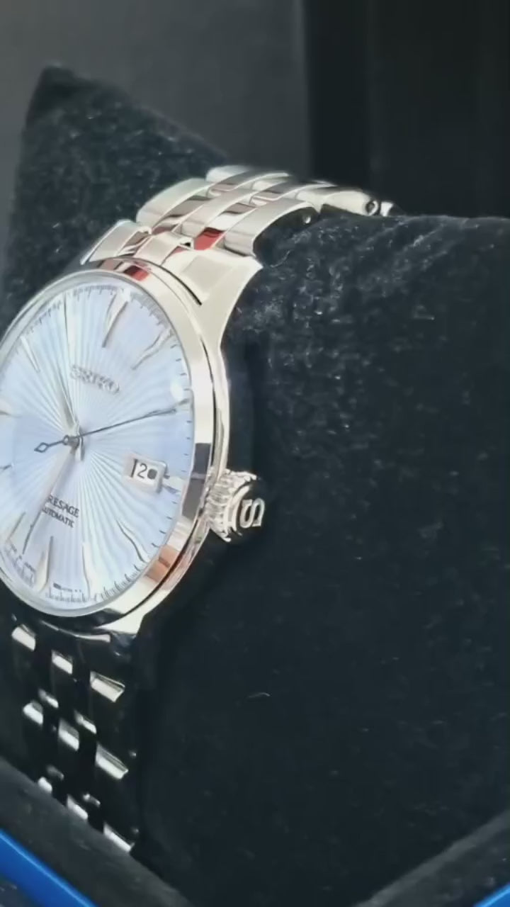 SEIKO PRESAGE SRPE19J1 COCKTAIL TIME AUTOMATIC MEN WATCH