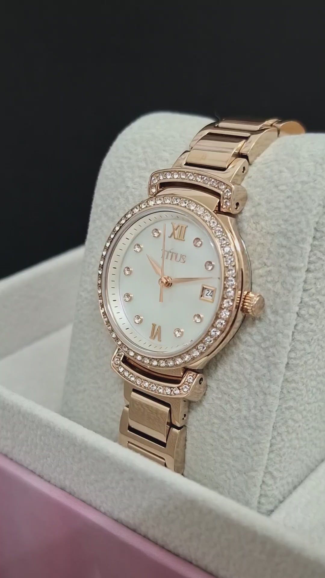 SOLVIL ET TITUS FAIR LADY W06-03139-020 3 HANDS DATE QUARTZ WOMEN WATCH