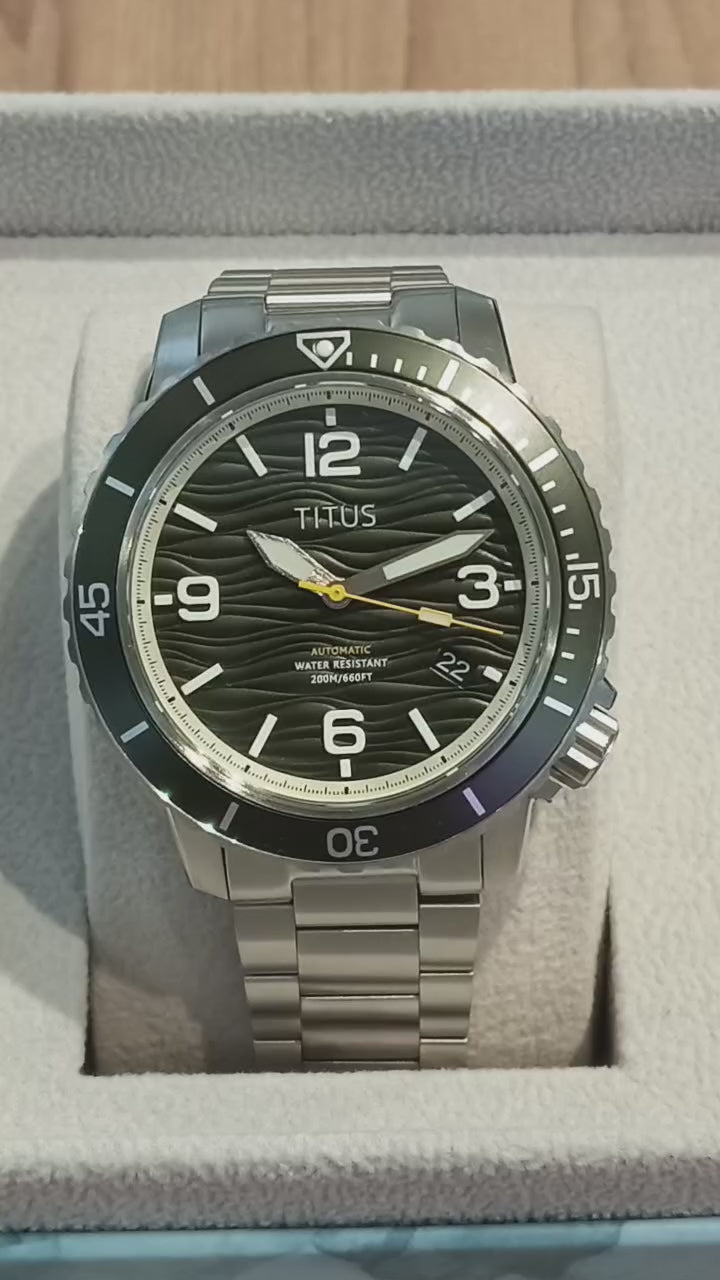 SOLVIL ET TITUS THE CAPE W06-03341-003 3 HANDS DATE AUTOMATIC MEN WATCH