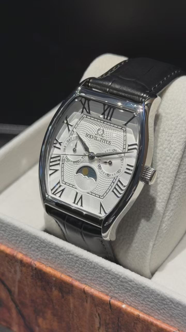 SOLVIL ET TITUS BARISTA W06-03219-001 MULTI-FUNCTION QUARTZ MEN WATCH